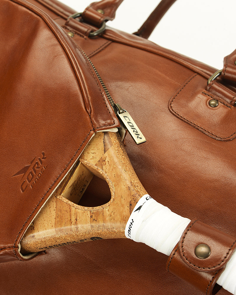 Vintage Leather Handbag Camel - View 4
