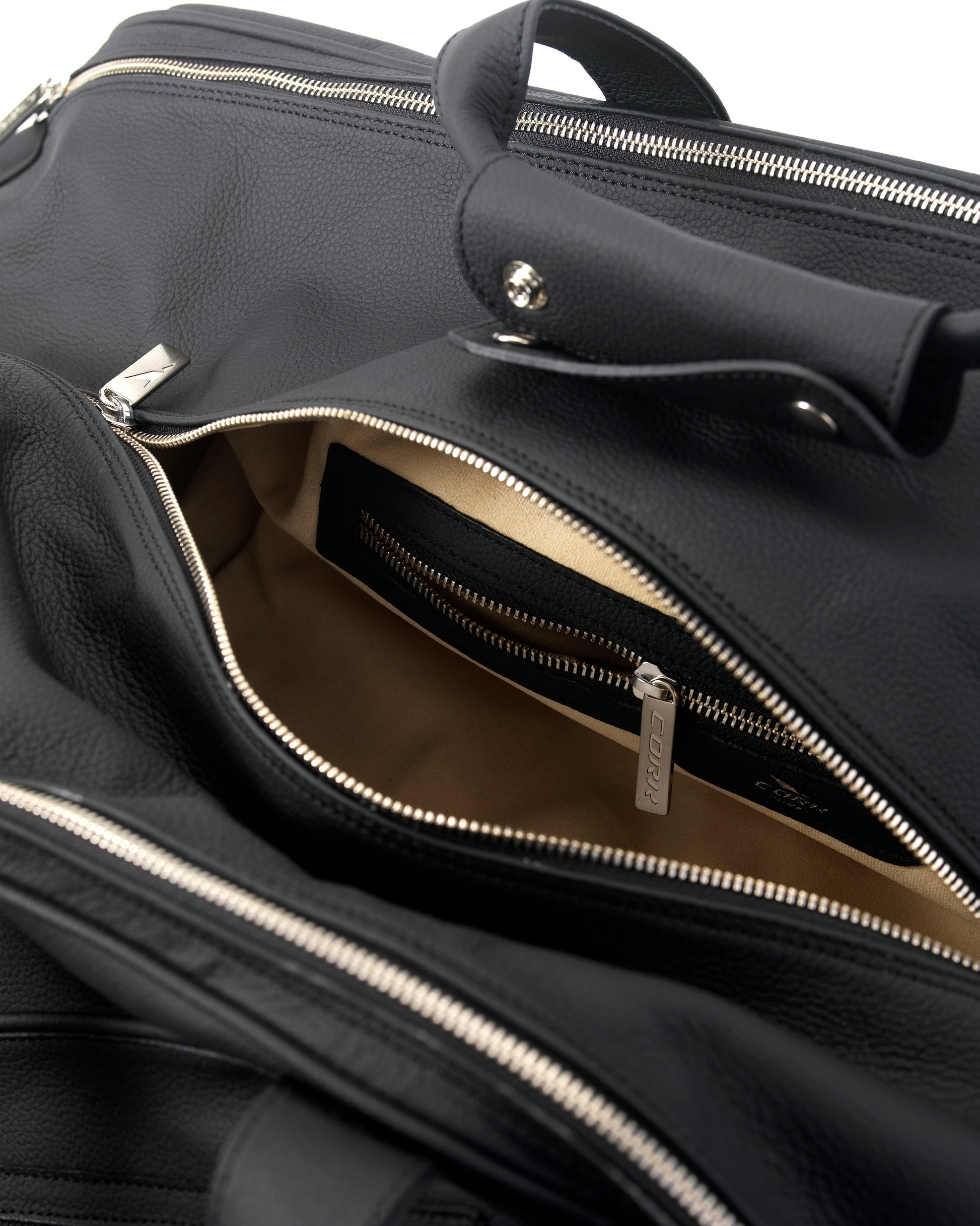 Leather Thermobag Black/Silver - View 2