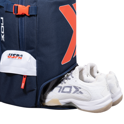 Nox Padel Bag USPA Pro Series Backpack Blue & Red