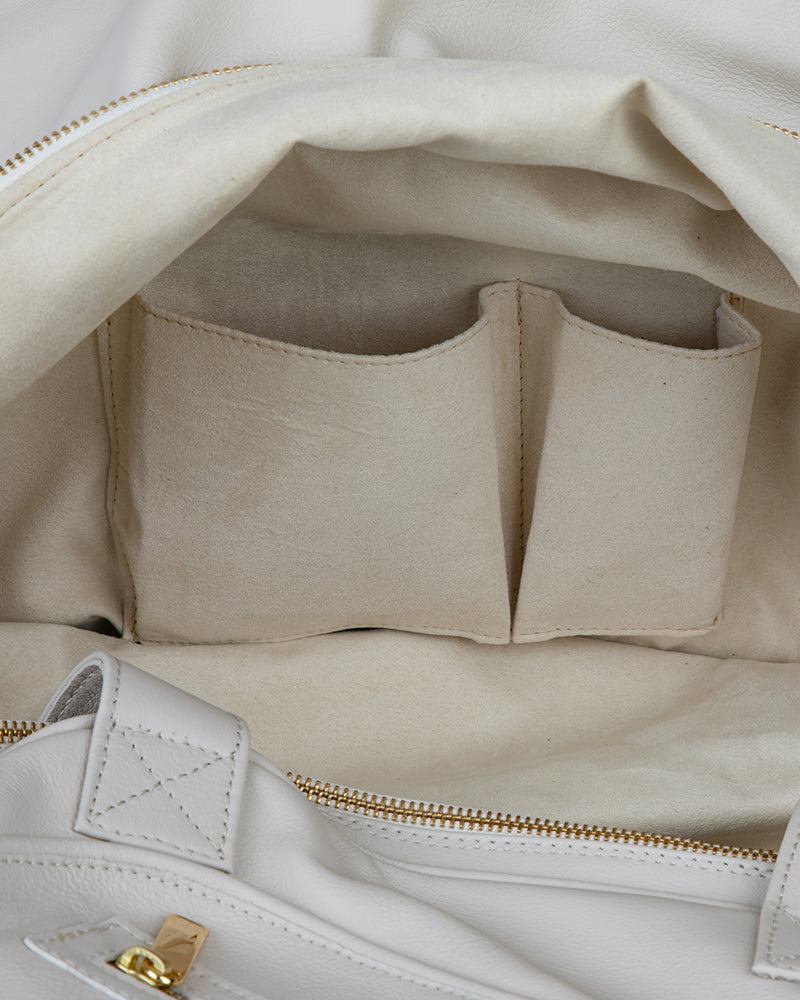Leather Thermobag White - View 8