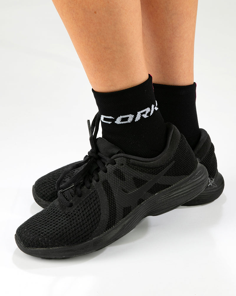 Women's Premium Socks Black - View 4
