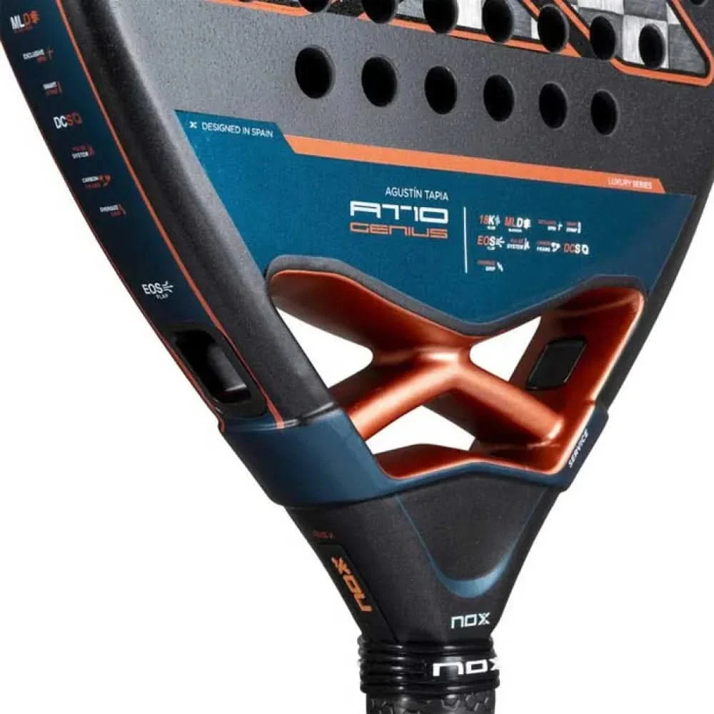 Nox AT10 Genius Attack 18K  Agustin Tapia Padel Racket 2025 - View 6