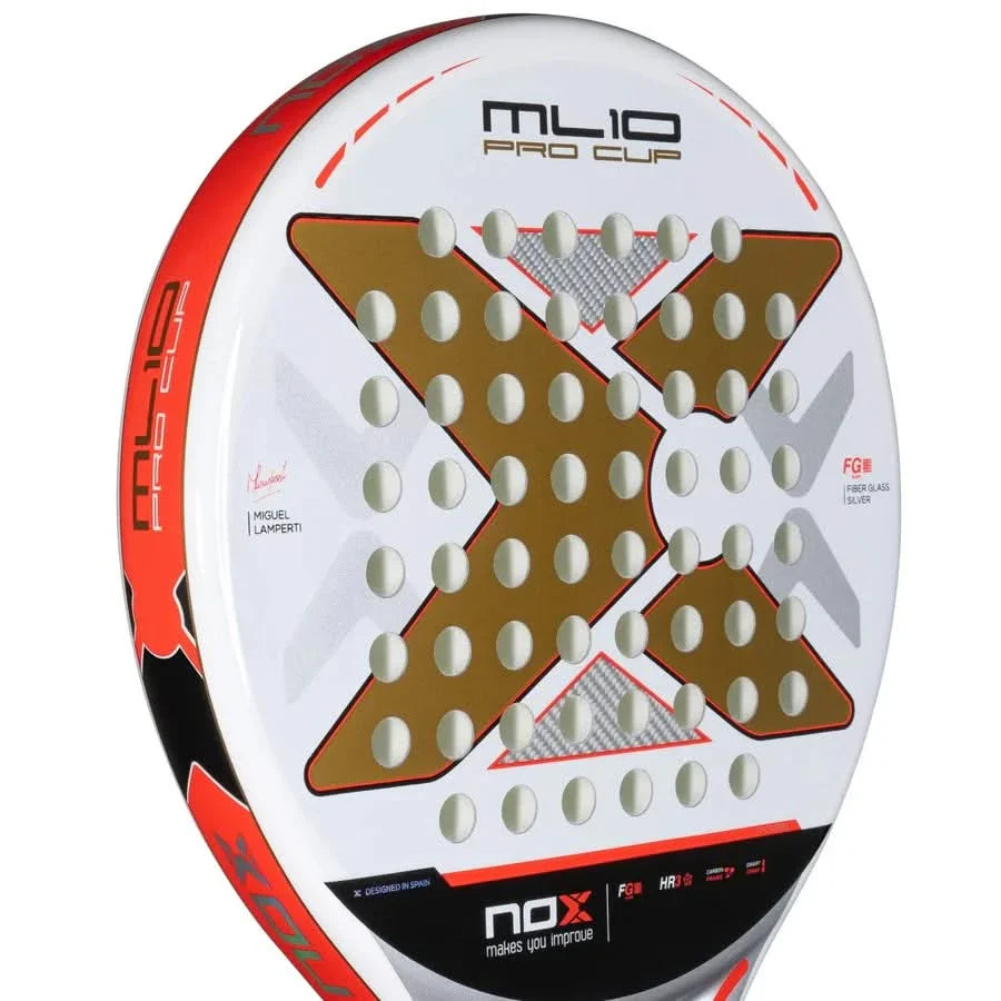 NOX ML10 PRO CUP COORP Miguel Lamperti Padel Racket - View 5