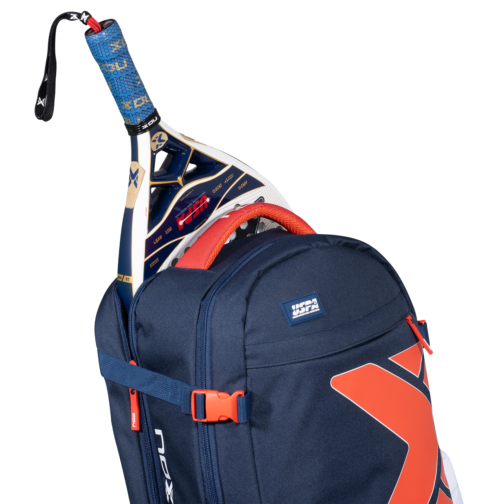 Nox Backpack Blue-Red USPA - View 6