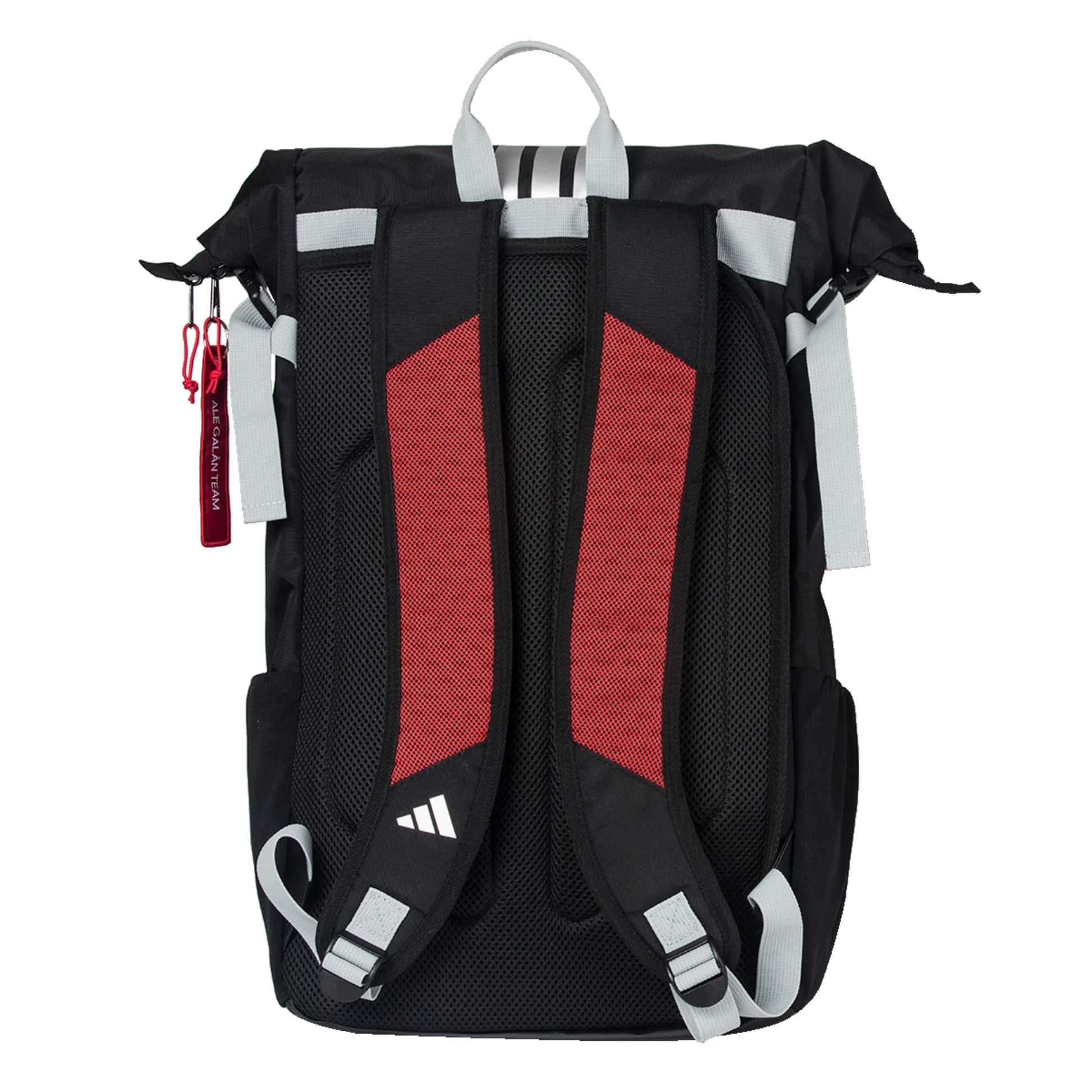 Adidas MULTIGAME BLACK/RED Backpack 3.4 - Back View