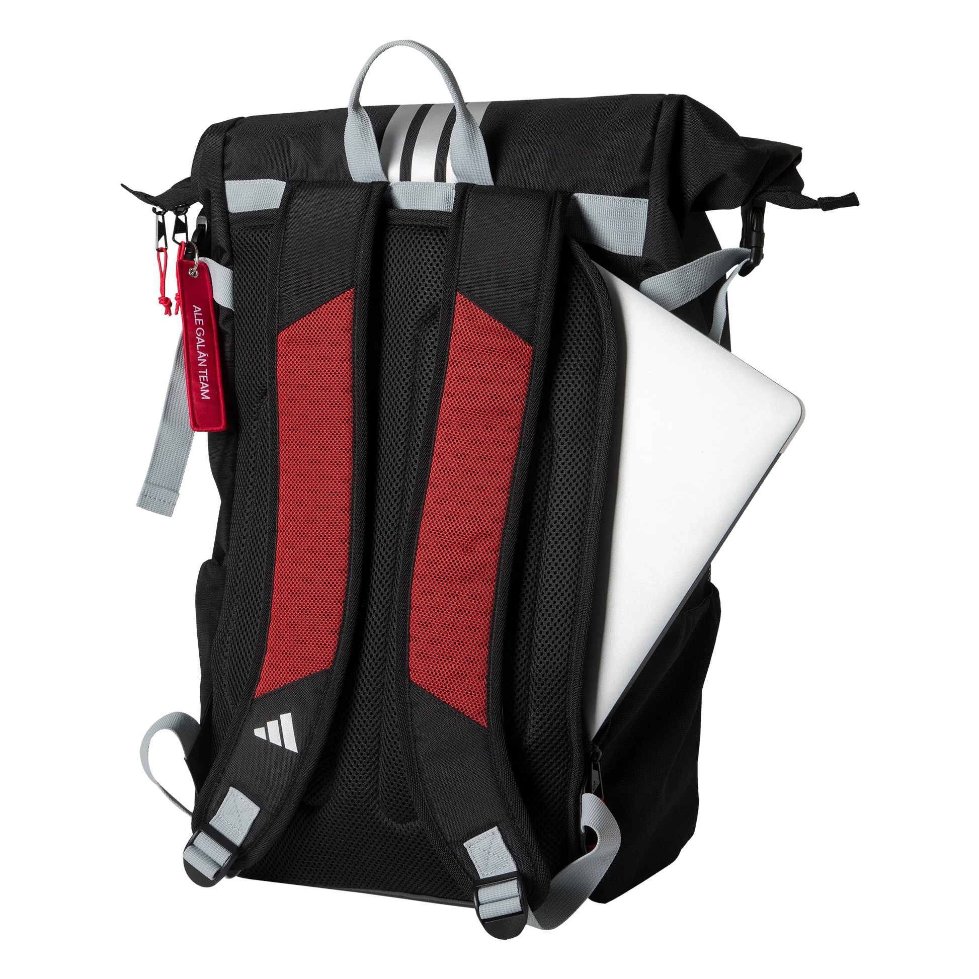 Adidas MULTIGAME BLACK/RED Backpack 3.4 - Back View