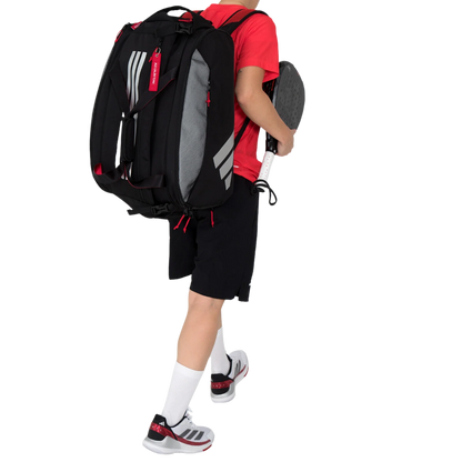 Adidas MULTIGAME BLACK/RED Racket Bag 3.4 - View 7
