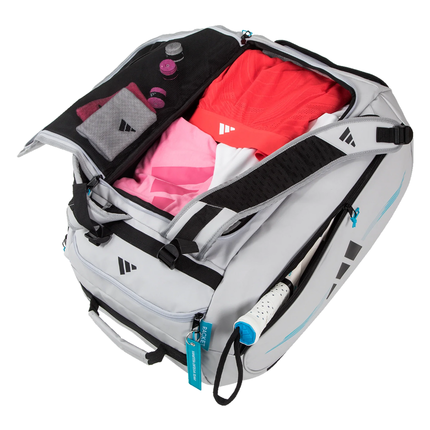 Adidas PROTOUR OFFWHITE Racket Bag 3.4 - View 4