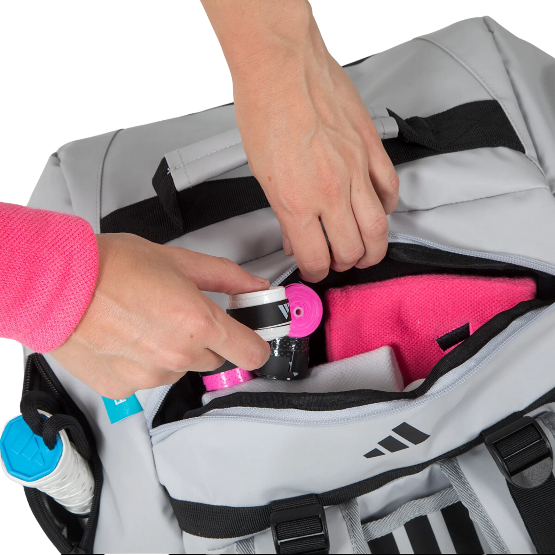 Adidas PROTOUR OFFWHITE Racket Bag 3.4 - View 5