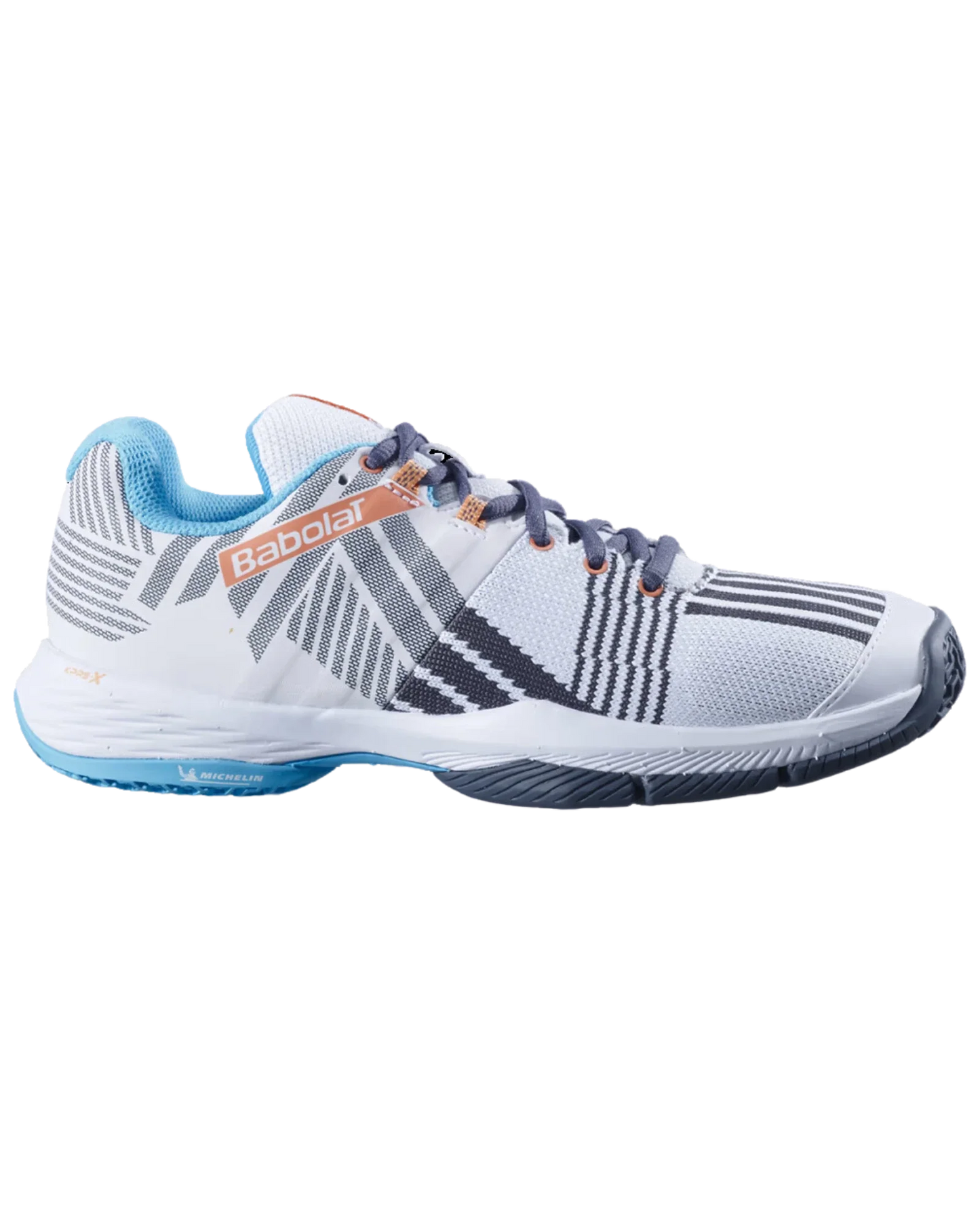 Babolat Sensa White/Canyon Sunset Women Padel Shoes - View 2