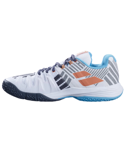 Babolat Sensa White/Canyon Sunset Women Padel Shoes - View 3