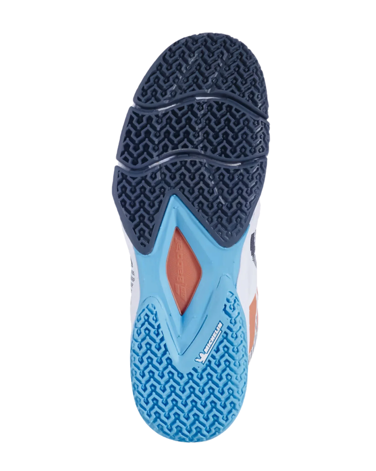 Babolat Sensa White/Canyon Sunset Women Padel Shoes - View 5