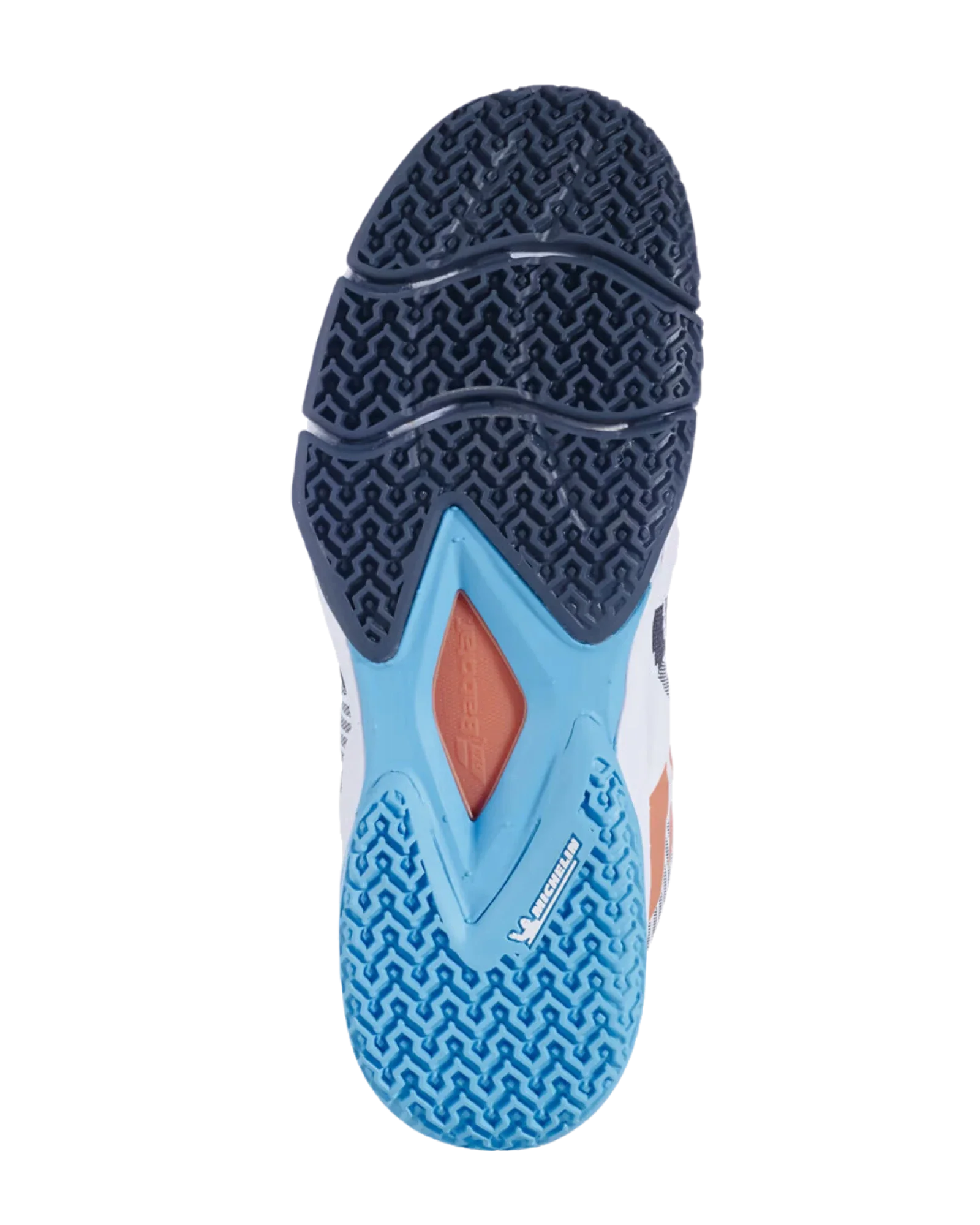 Babolat Sensa White/Canyon Sunset Women Padel Shoes - View 5