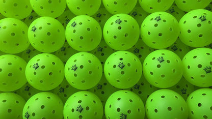 CROWN PICKLEBALL - High-Performance OUTDOOR Pickleballs (100-PACK COLD) - “Play like Dura’s”