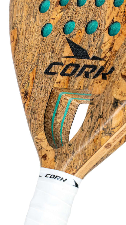 Cork Padel Racket Premium Hybrid III + FREE Thermobag