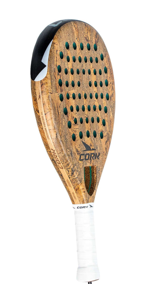Cork Padel Racket Premium Control III + FREE Thermobag