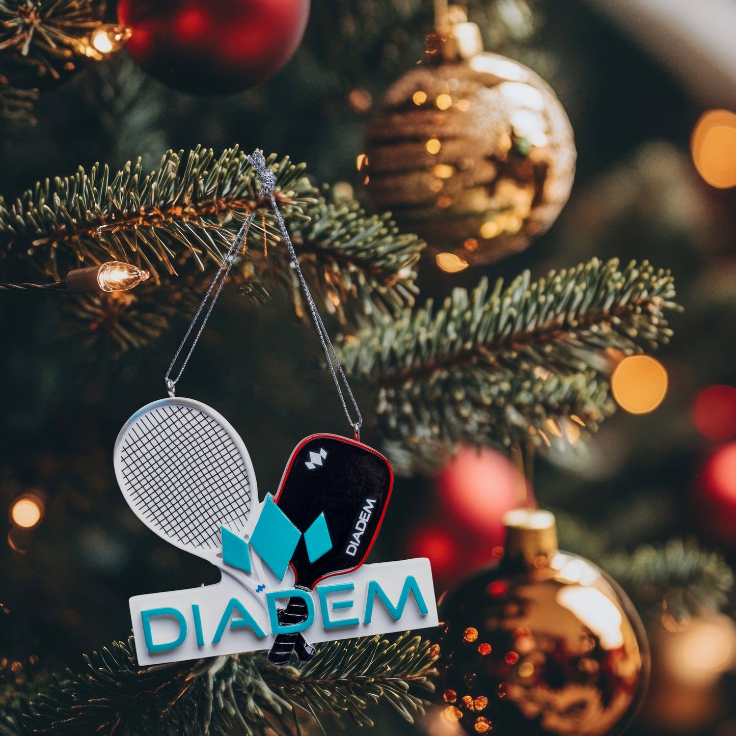 Diadem Racket & Paddle Ornament - View 2