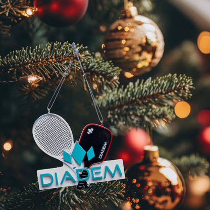 Diadem Racket & Paddle Ornament - View 2