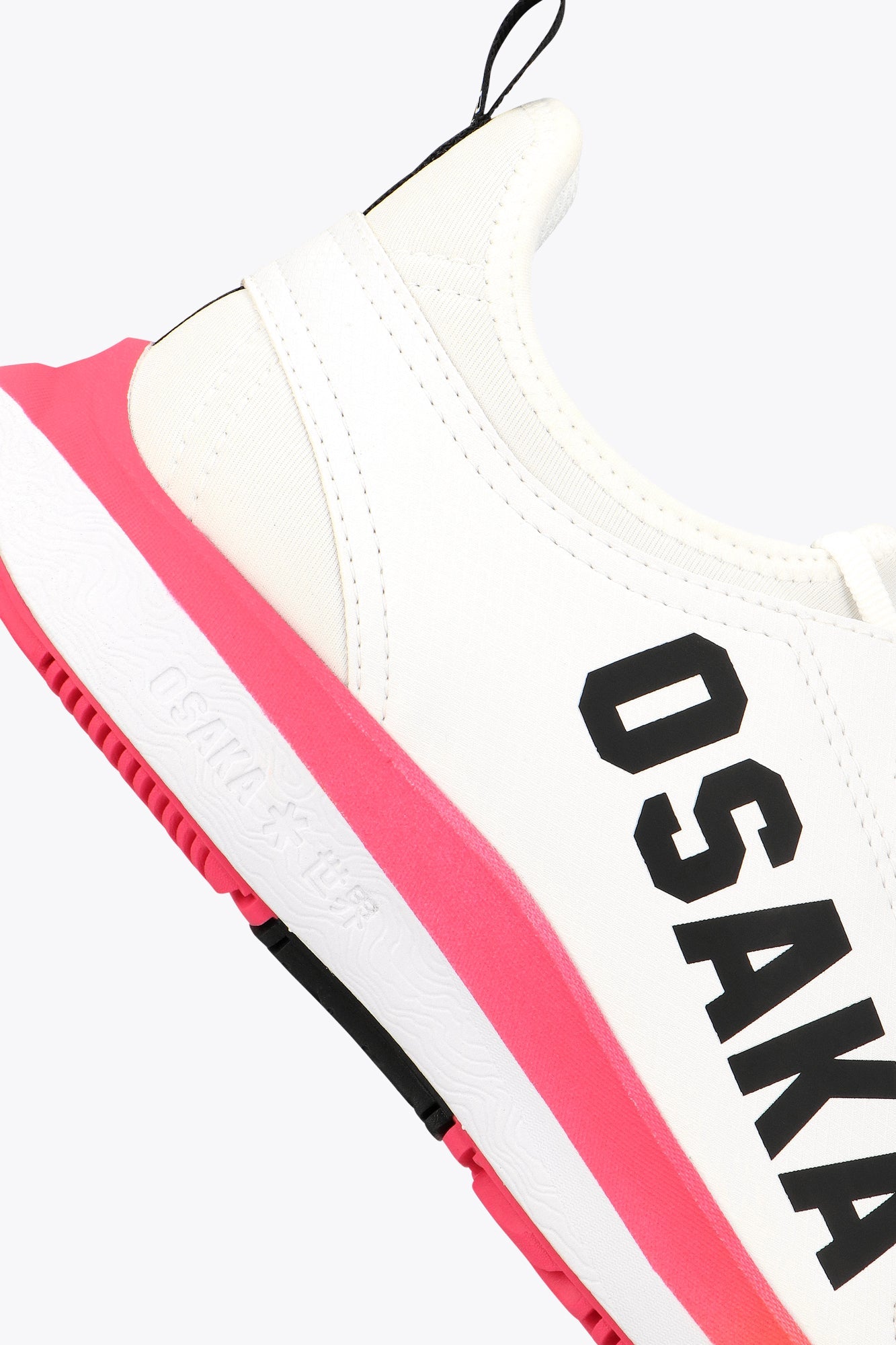 Osaka Footwear Furo Court | White-Raspberry - View 2