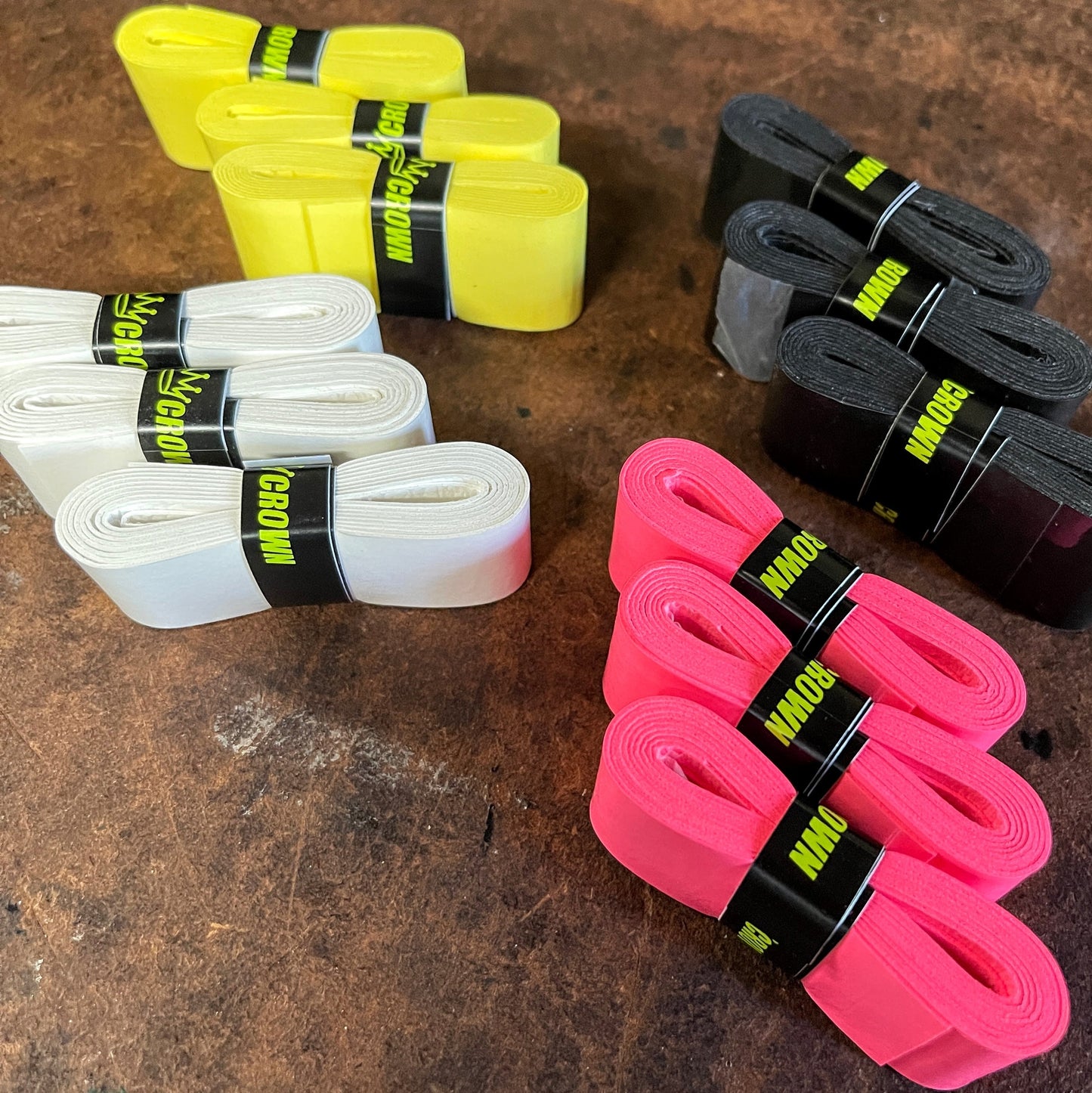 CROWN PICKLEBALL - Pickleball Paddle Overgrips (9-PACK BLACK)