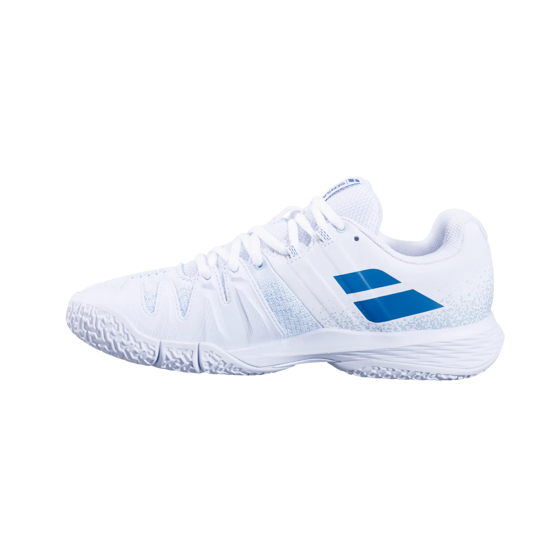 Babolat Sensa White/ Cool Blue Women Padel Shoes - View 3