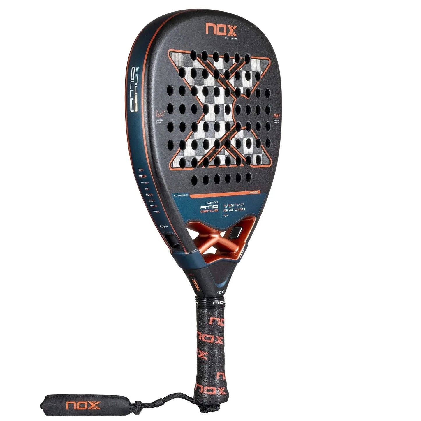 Nox AT10 Genius Attack 18K  Agustin Tapia Padel Racket 2025 - View 2