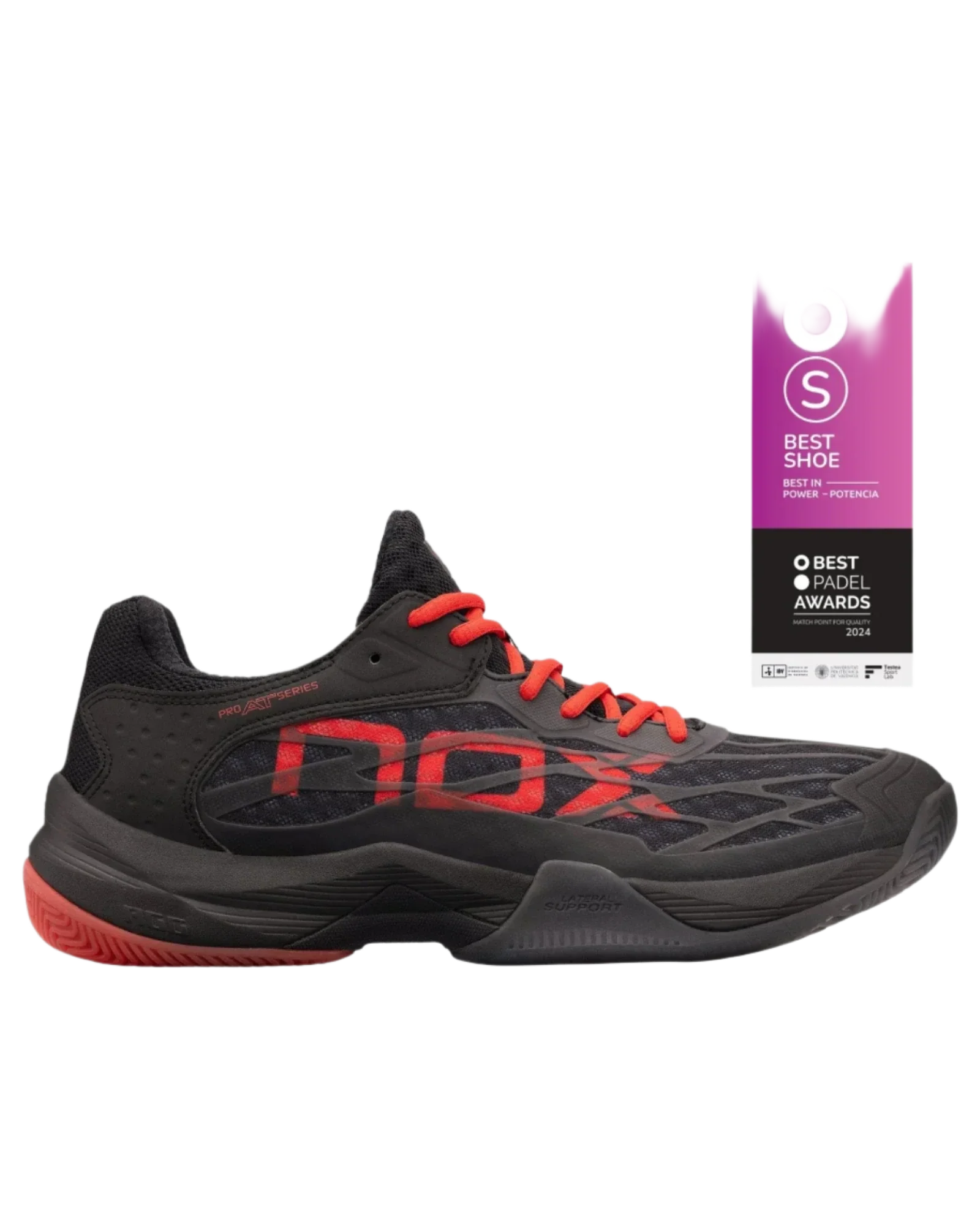 Nox AT10 Lux Nero Padel Shoes - View 3