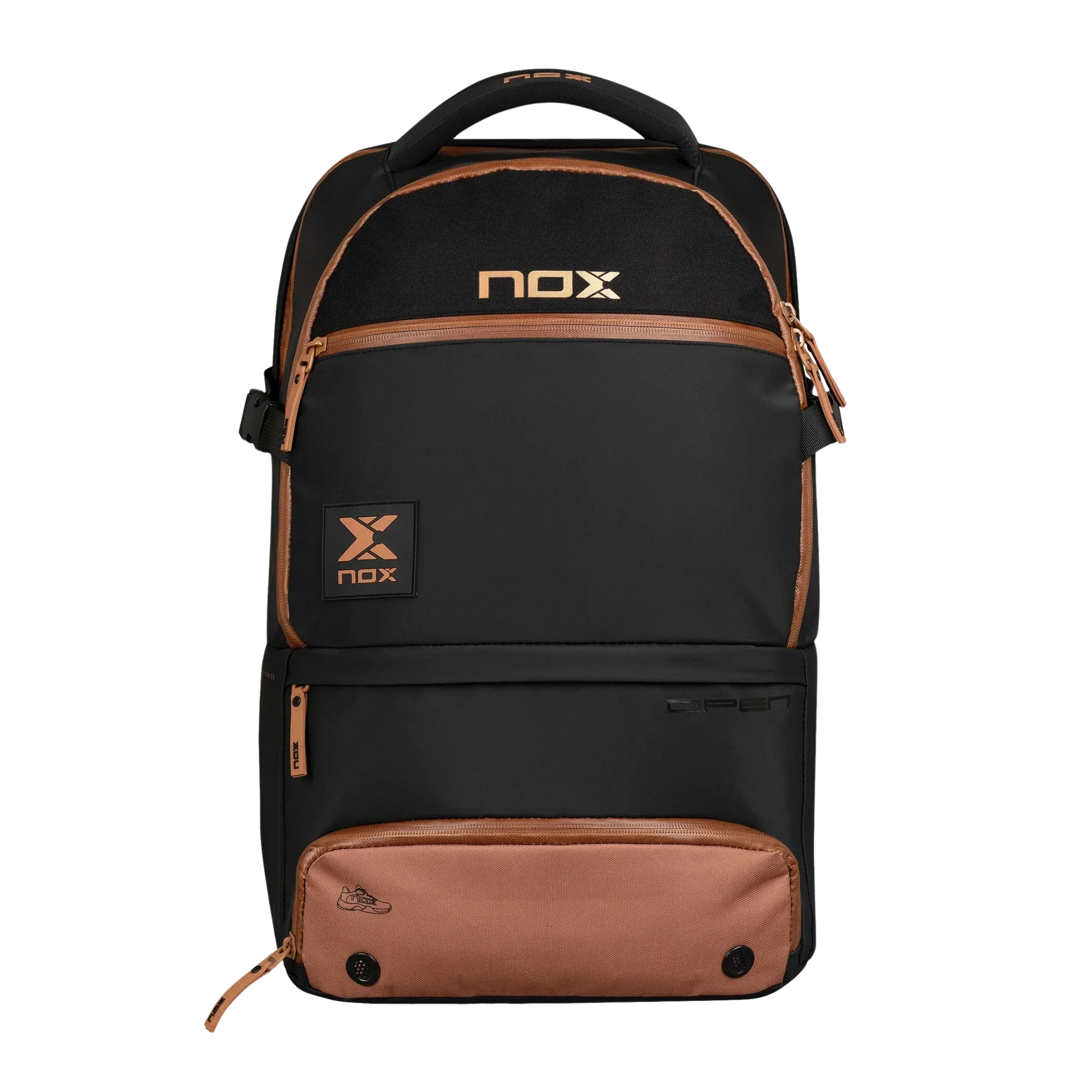 Nox Luxury Open Series BLACK/BROWN Backpack
