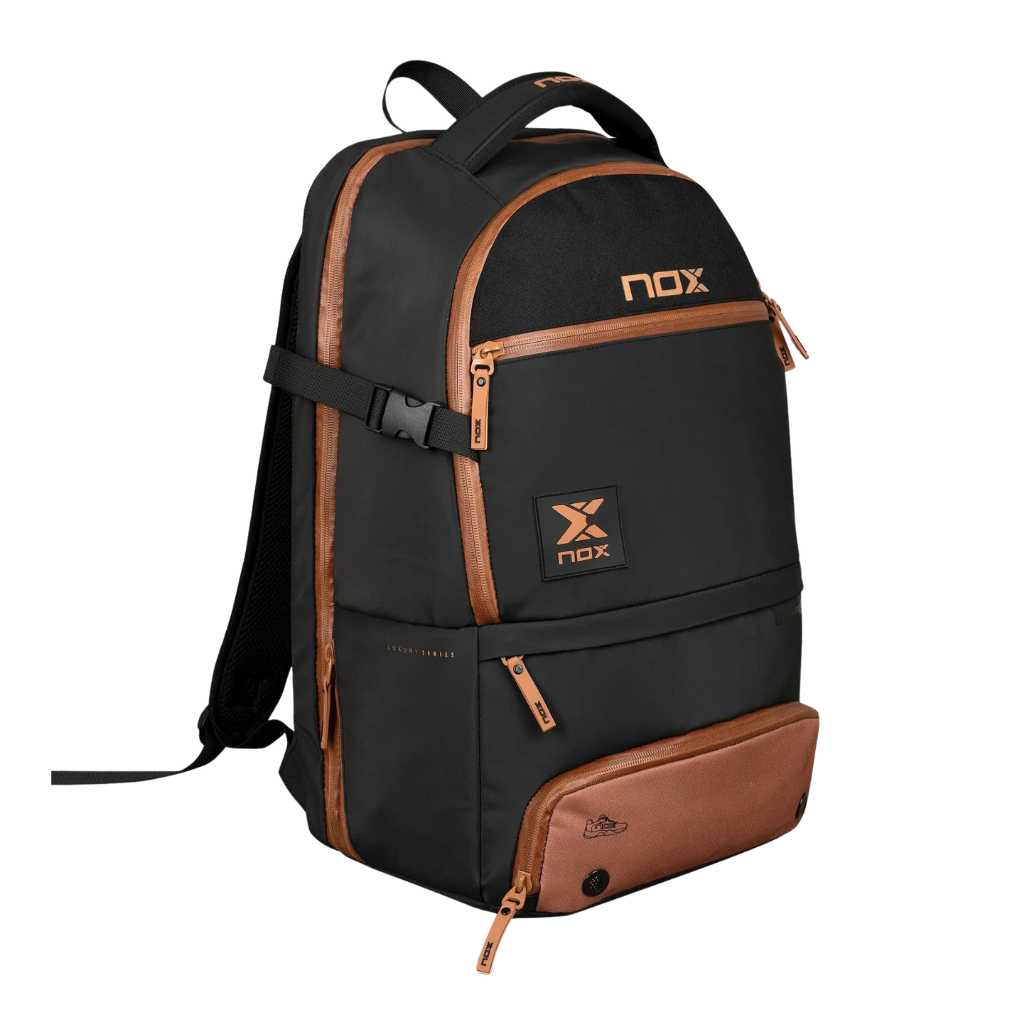 Nox Luxury Open Series BLACK/BROWN Backpack - View 2
