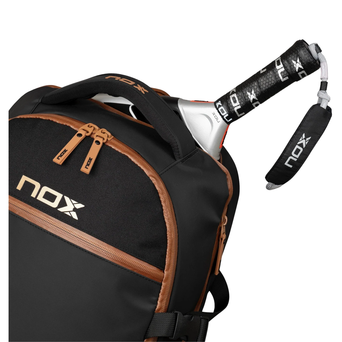 Nox Luxury Open Series BLACK/BROWN Backpack - View 4