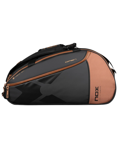 Nox LUXURY OPEN Series Black/Brown Padel Bag - View 3