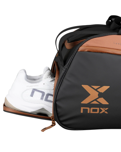 Nox LUXURY OPEN Series Black/Brown Padel Bag - View 6