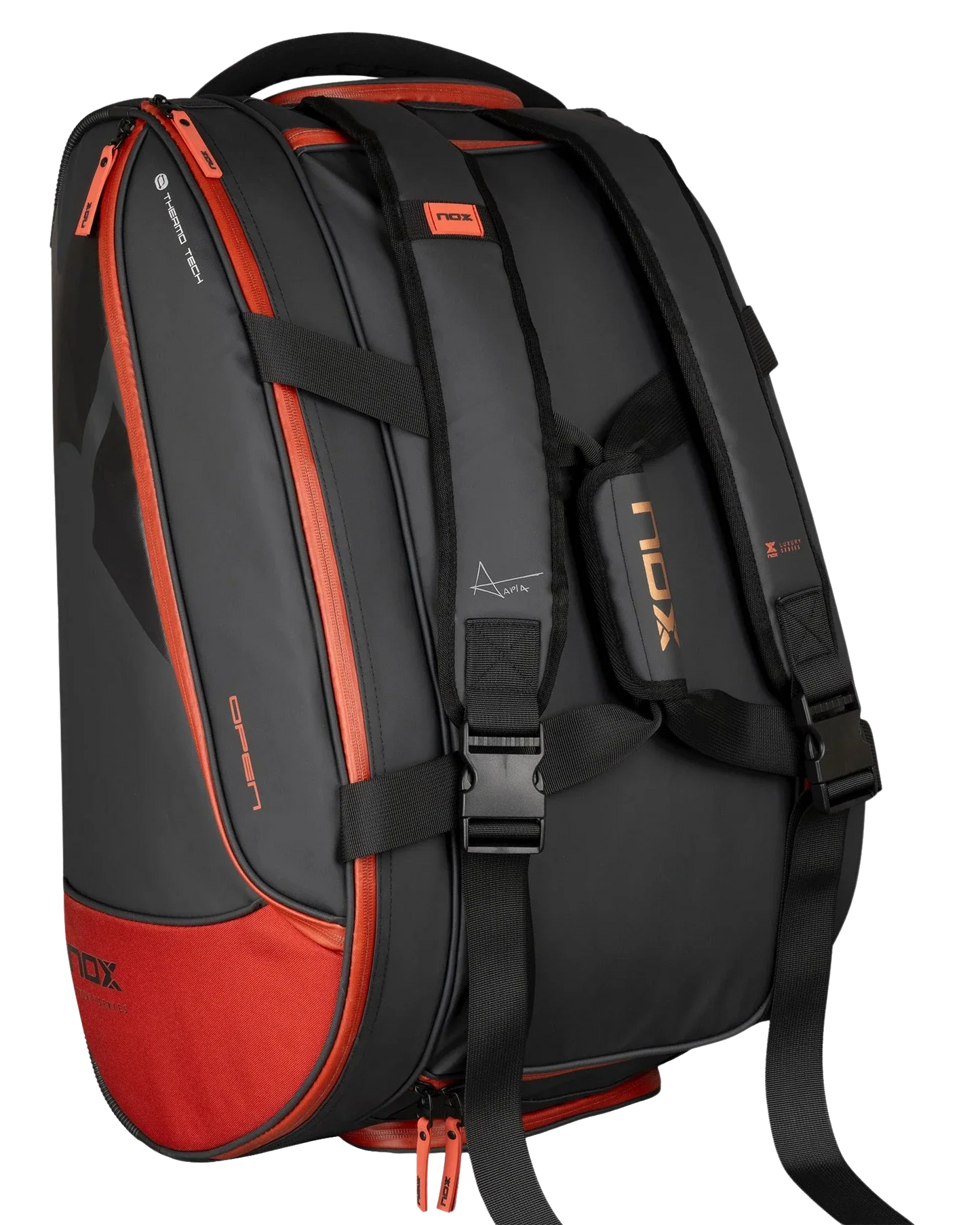 Nox LUXURY OPEN Series Black/Red Padel Bag - View 4
