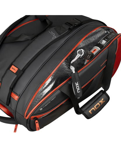 Nox LUXURY OPEN Series Black/Red Padel Bag - View 7