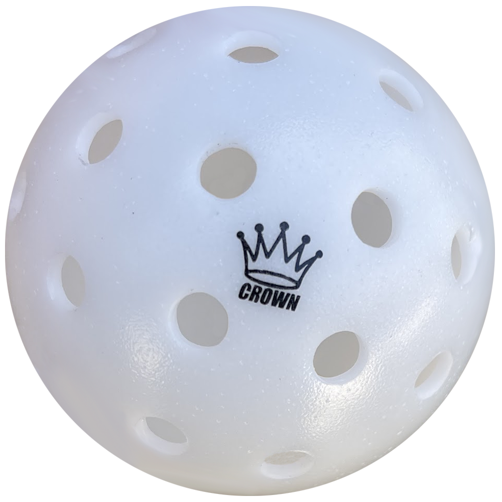 CROWN PICKLEBALL - High-Performance CONTRAST OUTDOOR Pickleballs (3-PACK COCONUT)