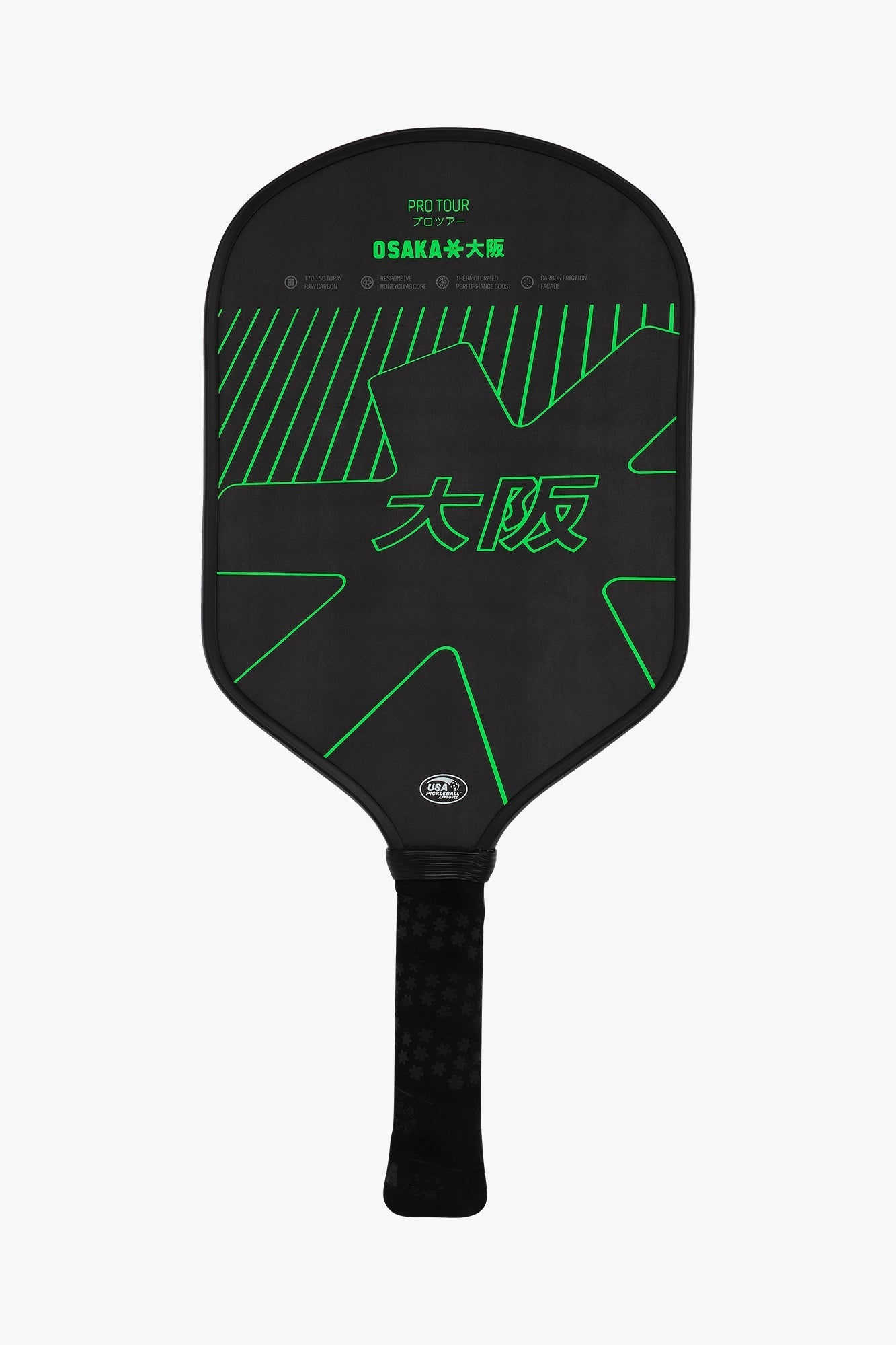 Osaka Pickleball Paddle Pro Tour | Iconic Black - View 6