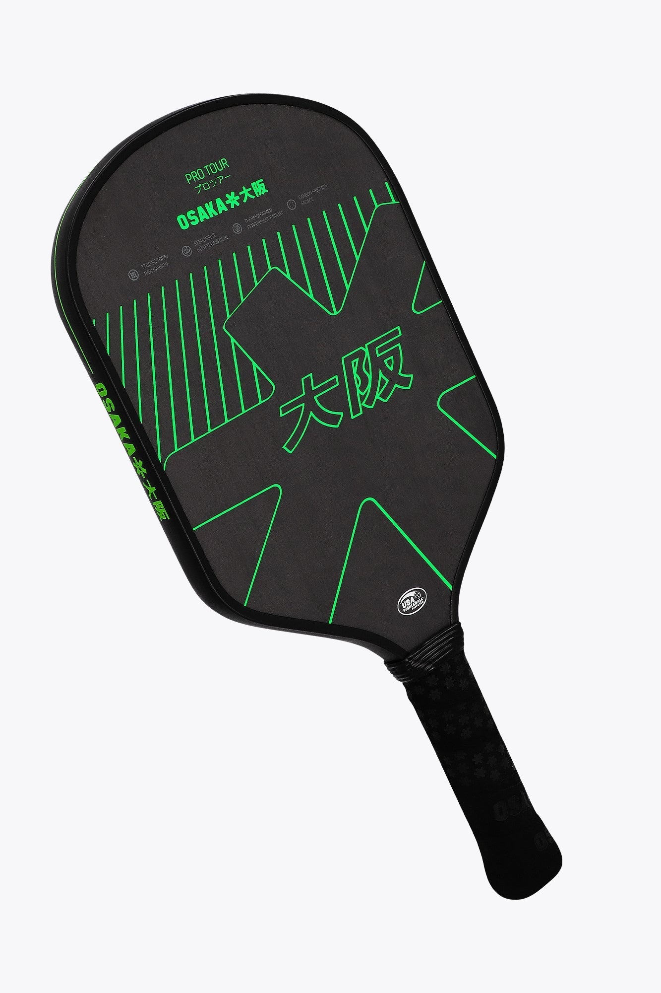 Osaka Pickleball Paddle Pro Tour | Iconic Black - View 7