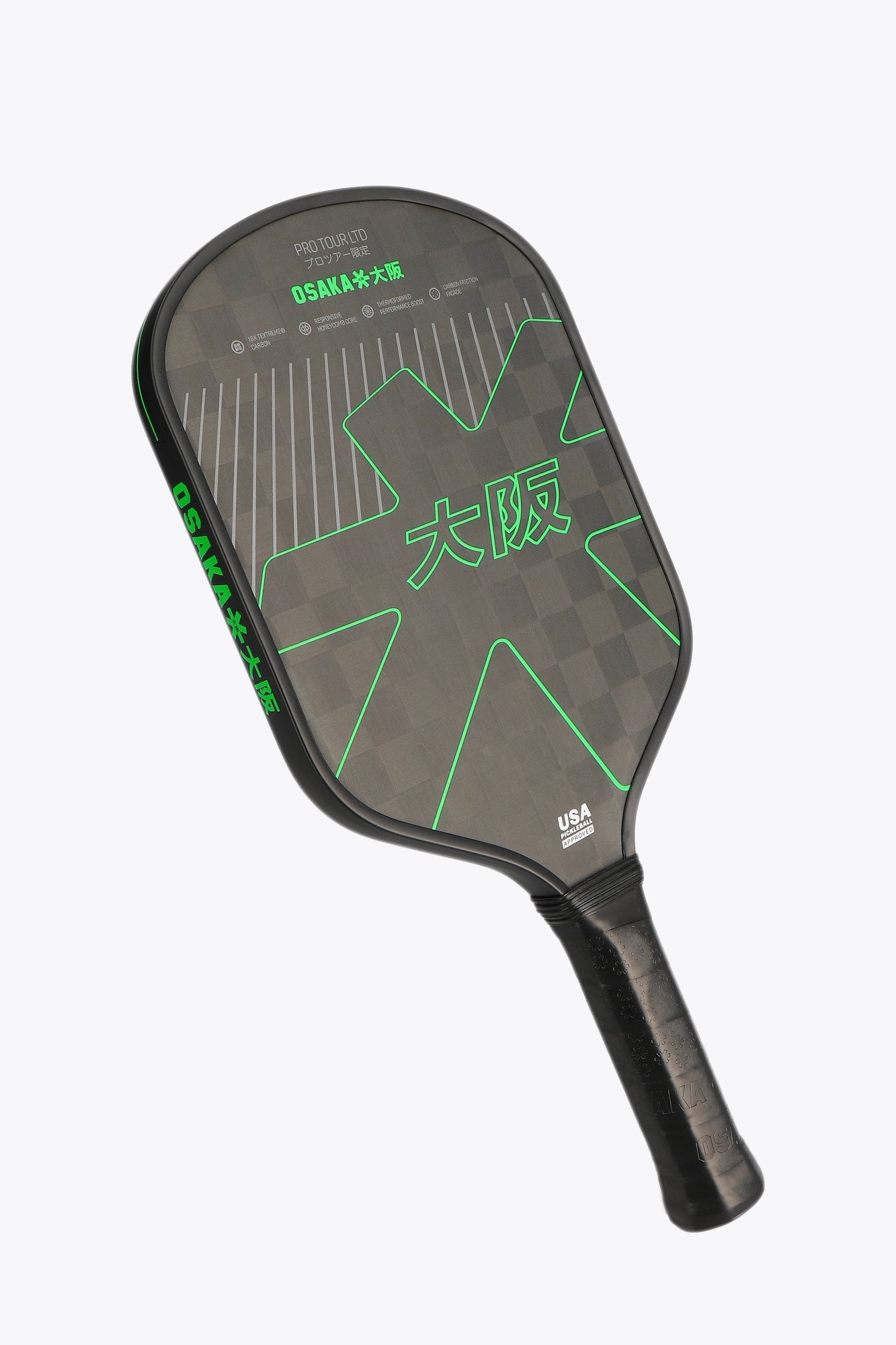 Osaka Pickleball Paddle Pro Tour LTD | Iconic Black - View 2