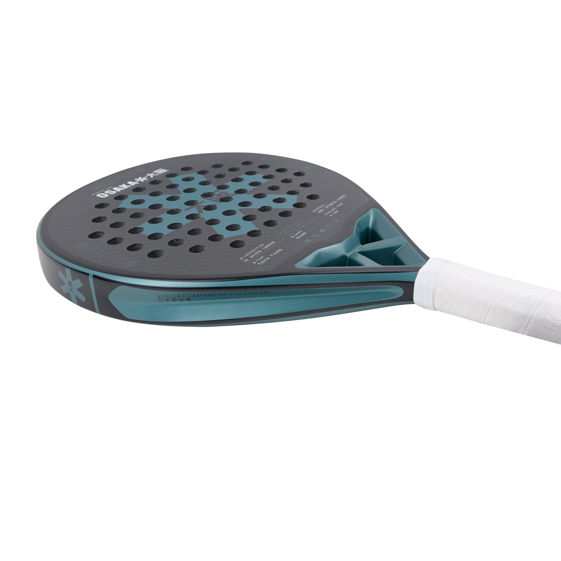 Osaka Vision Pro Padel Racket - Control | Transformative Teal - View 3