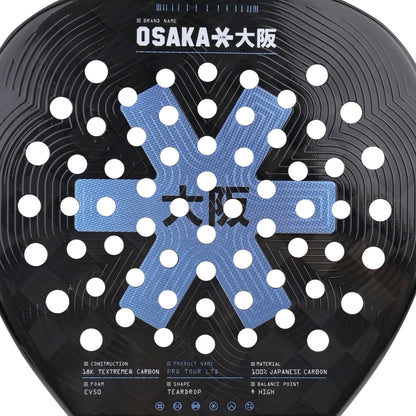 Osaka Pro Tour Ltd Padel Racket - Power | Silver Lake Blue - View 7