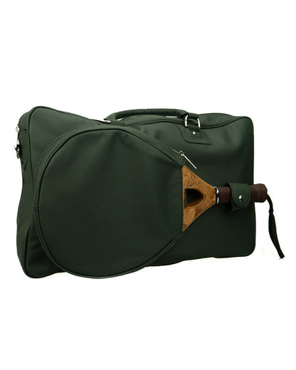 Vintage Leather Handbag Green - View 4