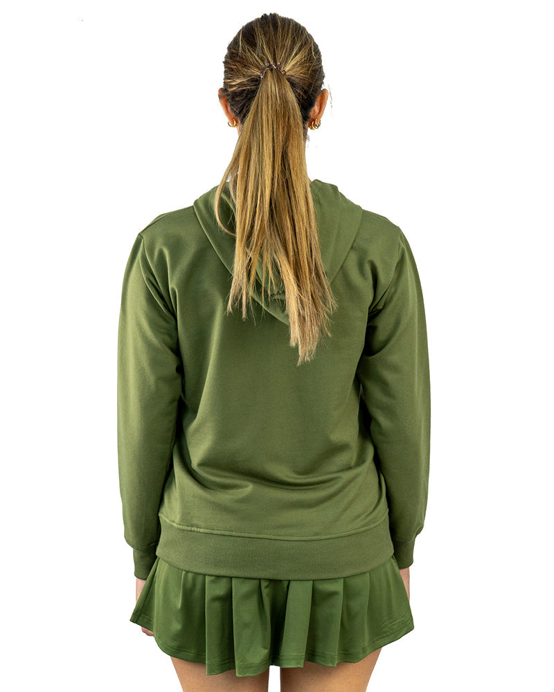 Women's Premium Sweatshirt Olive Green - View 2