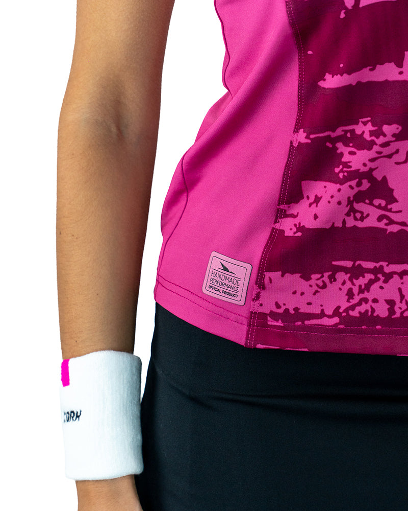 Women's Premium Top Fuchsia Pattern - View 5