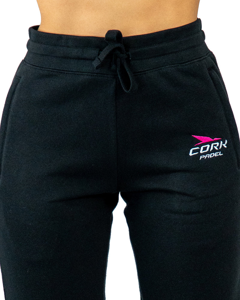 Women's Sport Pants Black/Pink - View 3