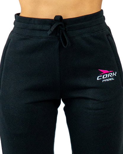 Women's Sport Pants Black/Pink - View 3