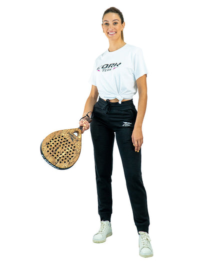 Women's Team T-Shirt White/Pink - View 3