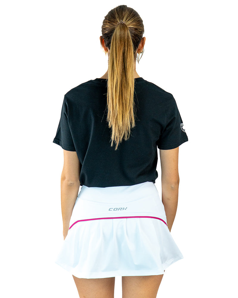 Women's Premium Pleated Skirt White - View 4