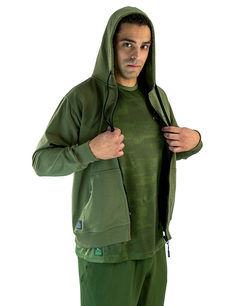 Men's Sweatshirt Green - View 7