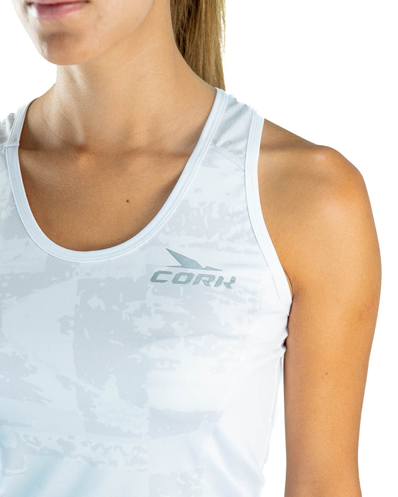 Women's Premium Top White Pattern - View 4