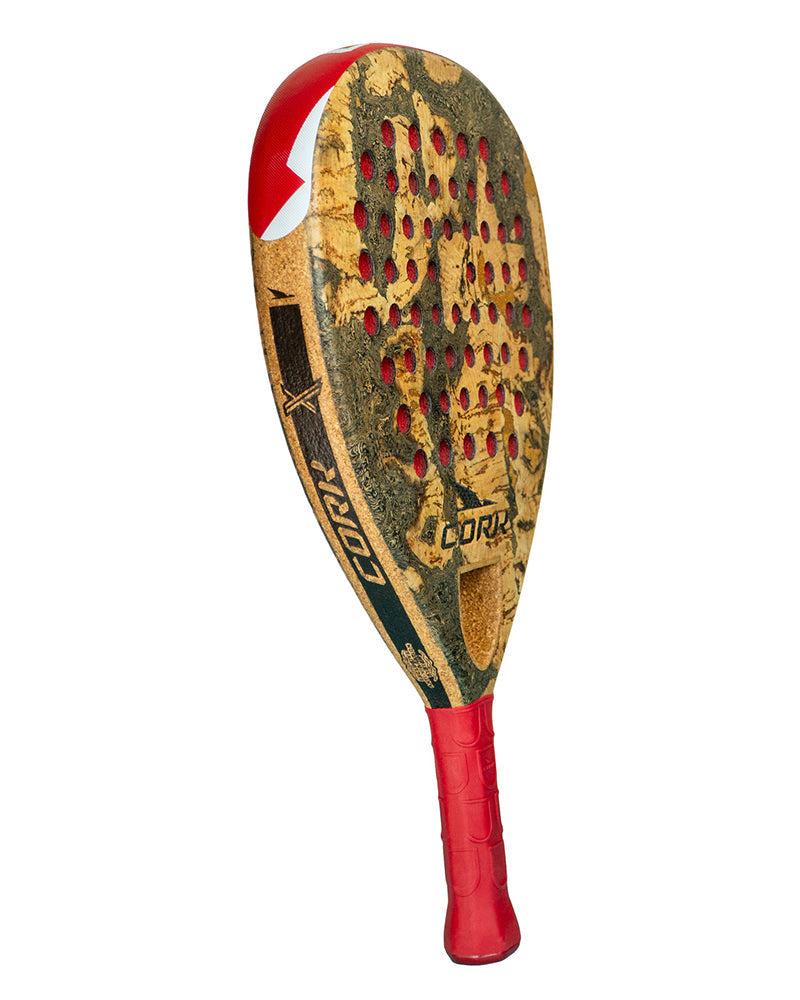 Cork Padel Racket Extreme Red + FREE Thermobag - View 3